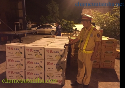 Lực lượng chức năng bắt giữ hơn 7 tấn hoa quả Trung Quốc tuồn vào Việt Nam để tiêu thụ.