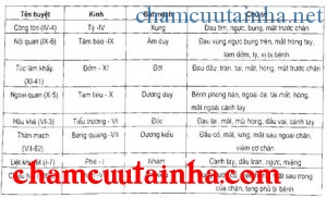 PHỐI HỢP HUYỆT GIAO HỘI CỦA 8 MẠCH (BÁT MẠCH)