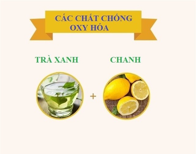 Nước chanh làm tăng lượng chất chống oxy hóa có lợi (catechin) trong trà xanh.
