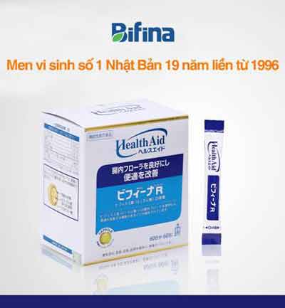 Viêm đại tràng, Bifina, Bifina Nhật bản, Men vi sinh, Men vi sinh Bifina